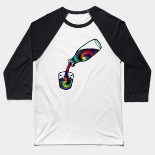 Galaxy in a Bottle Baseball T-Shirt